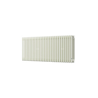 Grzejnik żeberkowy INSTAL-PROJEKT TUBUS 4 stal, podłączenie boczne, rozstaw 500 mm 570 x 1010 mm, kolor creamy structure (RAL 9010), moc 1756 W