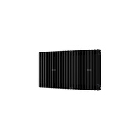 Grzejnik żeberkowy INSTAL-PROJEKT TUBUS 3 stal, podłączenie dolne środkowe, rozstaw 50 mm 1802 x 650 mm, kolor black structure (RAL 9005), moc 2481 W