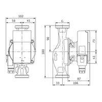Pompa obiegowa WILO x 1-230 V