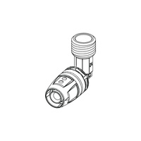 Nypel 90' TECE logo dwuczęściowy, mosiądz, 20 mm x 1/2'' (pz x GZ)