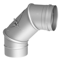 Kolano regulowane 0-90st. fi160mm z wyczystką