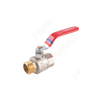 Zawór kulowy FERRO F-POWER 3/4'' GZ x GW, uchwyt: dźwignia