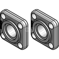 Zestaw kołnierzy do lutowania 68 mm stal