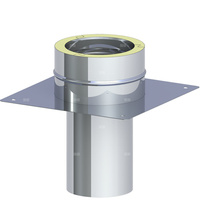 Płyta fundamentowa dla podwyższenia komina fi 180mmmax. wysokość od podstawy 1,5m max. wysokość od podstawy 1,5m