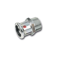 Nypel SANHA Therm, Stal 88,9 mm x 3'', (ZW x GZ)