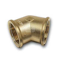 Kolano 45' SANHA PURAFIT, brąz, 3/4'' (GW)