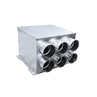 Rozdzielacz TopFlex Metal przelotowy dwurzędowy z izolacją wewnętrzną DN 160/przyłącza 6 x DN 75