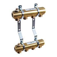 Rozdzielacz do instalacji c.o. TECE flex mosiądz GW 1'', 5-obieg. GZ