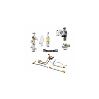 Grupa pompowa z zewnętrznym zaworem 3-drogowym do przygotowania ciepłej wody użytkowej przez pierwszy kocioł jednostki kaskadowej przez zawór 3-drogowy do kotła GC7000WP