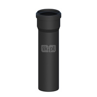 Rura prosta PP L1000mm DN110mm odporna na promieniowanie UV z uszczelką [EPDM]