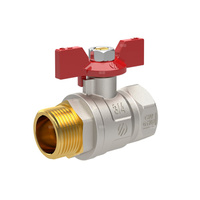 Zawór kulowy ARCO SENA VA30 3/4'' GZ x GW, uchwyt: motylek