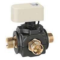 Trójdrożny zawór kulowy z siłownikiem 1", czas zadziałania 40s