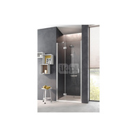 Kermi drzwi otwierane Osia SFR 1100x 2000 BV: 1080-1110 srebro wysoki połysk, szkło ESG przezroczyste z Clean