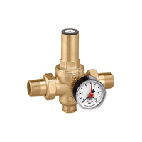 Regulator ciśnienia CALEFFI 5360, GZ 1 1/4'', 25 bar z manometrem