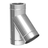 Trójnik 45' JEREMIAS 08DW12 250 x 250 x 250 do odprowadzania spalin
