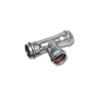 Trójnik SANHA NiroSan SF stal nierdzewna 18 mm x 15 mm x 18 mm (zw x zw x zw)