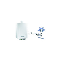 Pakiet - Kocioł gazowy jednofunkcyjny DE DIETRICH MCR3 Evo 24T kondensacyjny wiszący 6.1 - 24.8 kW + Zestaw powietrzno-spalinowy szachtowy