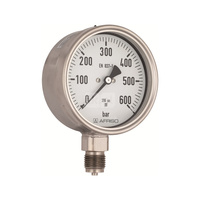 Manometr z rurką Bourdona AFRISO RF chemiczny -1/0,6 bar G1/2B ekscentryczne fi 160 mm, kl. 1,0%