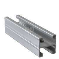 Szyna montażowa podwójna NICZUK SDMG, gr. 2 mm, dł. 6000 mm, stal nierdzewna (ocynk galwaniczny)