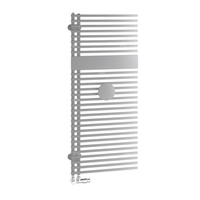 Grzejnik Kermi®Credo®Half®round 1400x450x46, srebro bł./RAL9016,lewa strona