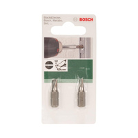 Bit Bosch Standard HEX 25 mm prosty płaski 1,2x6,5 mm XH (2 szt.)