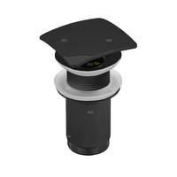 Zestaw odpływowy do umywalki PERFEXIM SPMWK03K czarny mat 2 3/4'', przycisk kwadratowy wypukły