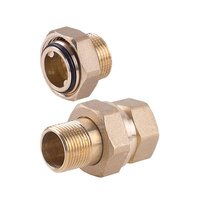 Śrubunek wzmocniony prosty o-ring PERFEXIM PHA-300, mosiądz, 1/2'' (GW x GZ), PN16 bar