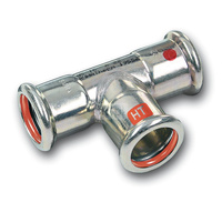 Trójnik SANHA Therm Industry Stal (42 mm x 35 mm x 42 mm), (ZW x ZW x ZW)