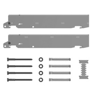 Zest. konsoli do szybkiego mont., typ 10, wys. 700 mm, odl. od ściany 60mm, biały