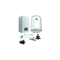 Pakiet - Kocioł gazowy jednofunkcyjny DE DIETRICH Virtuens Smart 15 kondensacyjny wiszący 2.6 - 16.3 kW + Zestaw powietrzno-spalinowy szachtowyBazowy PP/Alu fi 60/100 na fi 80 + Zasobnik c.w.uAQUAvie100 + Filtr magnetyczny XS90 A