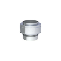 Zakończenie wylotu rury dwuściennej fi80mm nadciśnienie Ts do 200 st.C