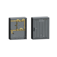 Punkt red-pom na 2 gaz. G4/G6, w pionie, w skrzynce poliestrowej 662x848x250-popielaty