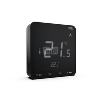 Bezprzewodowy regulator pokojowy czarny, model R-8s PLUS