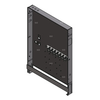 Skrzynka wnękowa 850x910x110, zawiera szyny montażowe