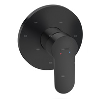 NOSTRIS bateria natryskowa podtynkowa, 1-funkcyjna, czarna