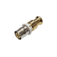 Mufa SANHA 3fit Press pb-free trzyczęściowy, brąz, 16 mm x 15 mm (zw x zw)