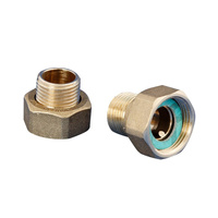 Komplet śrubunków mosiądz PN 10, przył. 1'' dł.0.05mm szer.160mm Rp½ x G1 dla Z NOVA A/T WILO