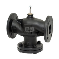 Zawór regulacyjny dwudrożny ESBE VLB325, DN 125 x DN 125 (kołnierz x kołnierz), zabezpieczenie: Powlekanie, PN 16, Kvs: 200 m3/h