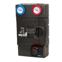 GRF121 grupa pompowa, z zaworem mieszającym i siłownikiem, DN25 G1/G1 1/2