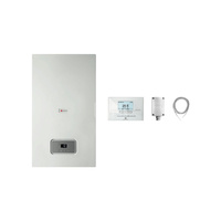 Pakiet - Kocioł gazowy jednofunkcyjny SAUNIER DUVAL Thelia Condens AS 25 kondensacyjny wiszący 6.3 - 26.5 kW + Czujnik temperatury zewnętrznej + RegulatorEXACONTROL E7C