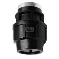 Złączka skręcana z gwintem wewnętrznym do rur PE PN16 40 mm x 1