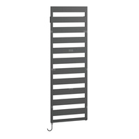 Grzejnik Kermi®Casteo®-E 986x30x500, P=400W, srebro, WRS biały, lewy