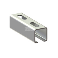 Szyna montażowa NICZUK NSZA, gr. 1.5 mm, dł. 3000 mm, stal nierdzewna (pasywacja)