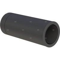 Rura 500mm fi 130mm do skracania z adapteremdo systemu FERRO lakierowana na czarno do systemu FERRO lakierowana na czarno (RAL9011)