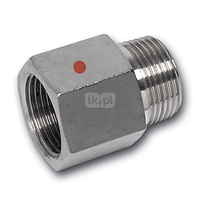 Nypel SANHA NiroTherm, stal nierdzewna, 1'' (GZ x GW)