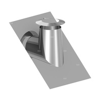 Przejście przez dach 26-35st. stal nierdzewna z kołnierzem fi180/350mm