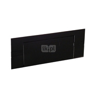 Automatyczna płaska szufelka FlyVac do zabudowy w cokole szafki kuchennej czarna