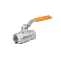 Zawór kulowy ARCO TAJO SOLAR stal nierdzewna 1 1/4'' GW, uchwyt: dźwignia chrom