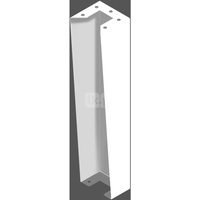 Podpora z blachy 1 mm: 700 x 165 mm, do szafy gł. 180 (25 FIT G), RAL 9003