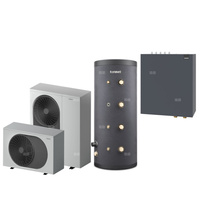 Pakiet 3 - Pompa ciepła powietrzna powietrze-woda monoblok TERMET Heat Gold 12 DC 8.2 kW 230 V + Zasobnik buforowy TERMET ENERGY 200 + Moduł hydrauliczny T-Box 13 Pro PG HP